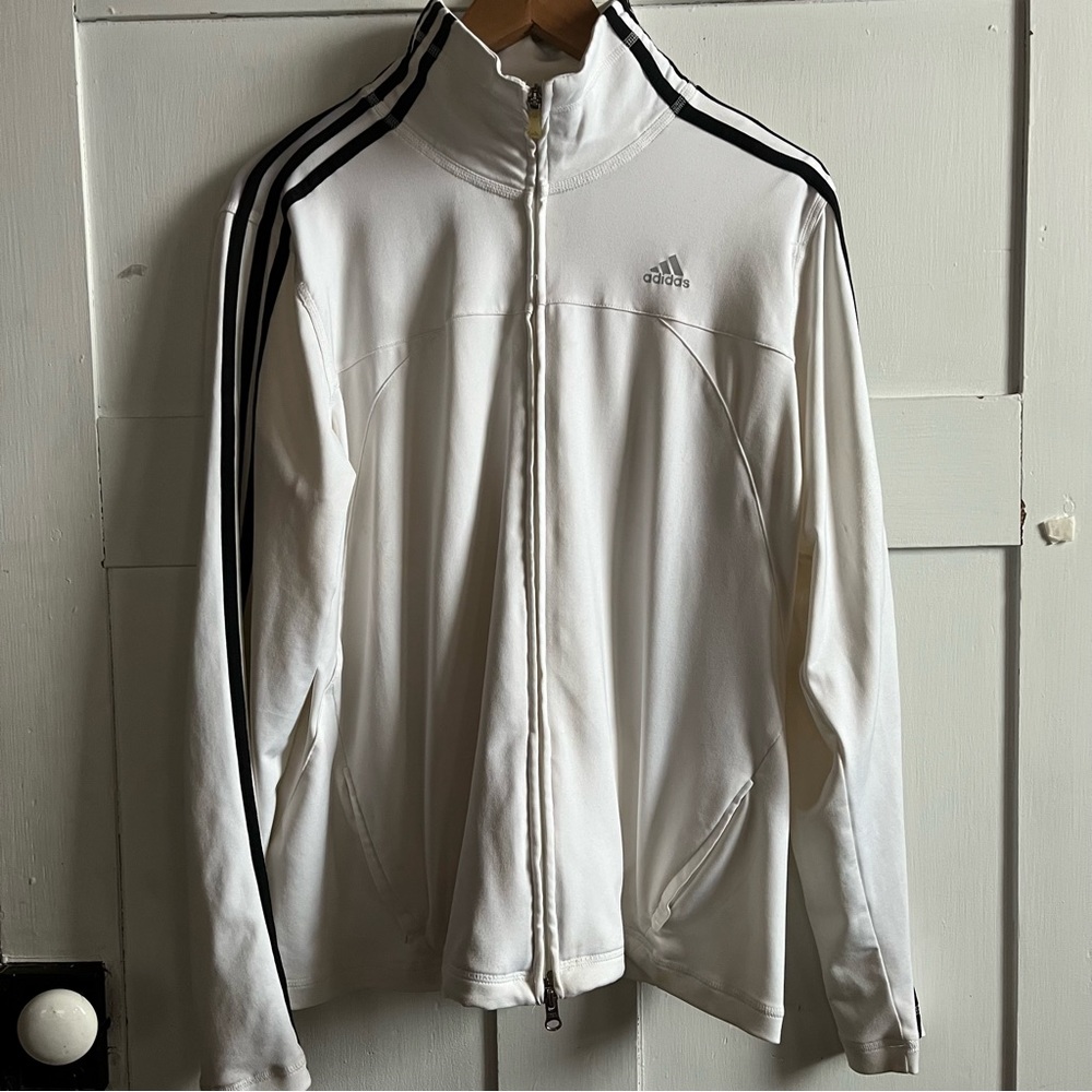 Mens Adidas Zipper Up Athletic Jacket